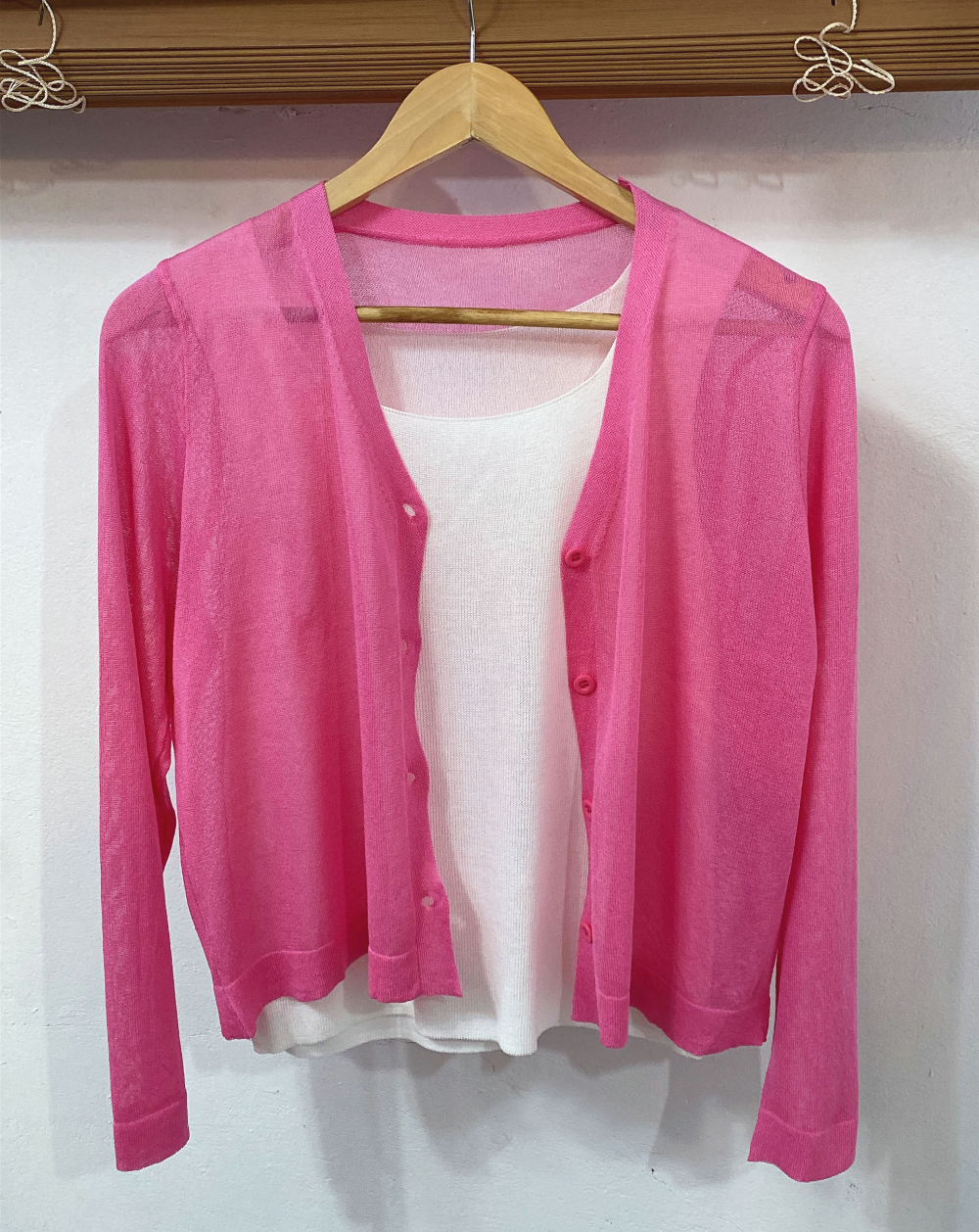 开襟衫 pink 彩色图像-S1L42